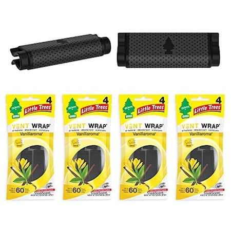 Car Freshner Car Freshner CTK5273224 Vanillaroma Vent Wrap Air Freshener; Pack of 4 C15-CTK5273224